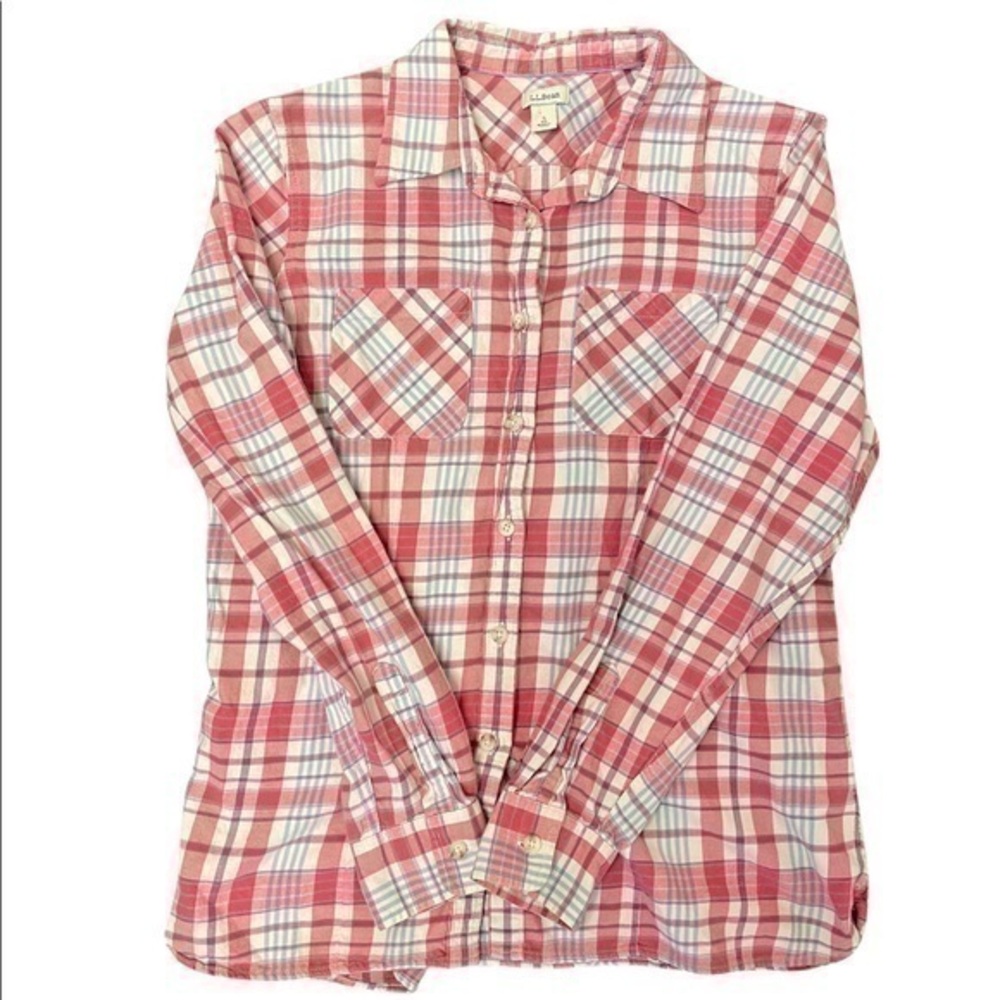 Vintage LL Bean Red Plaid Men Shirt Small
Condition 8/10 no flaws